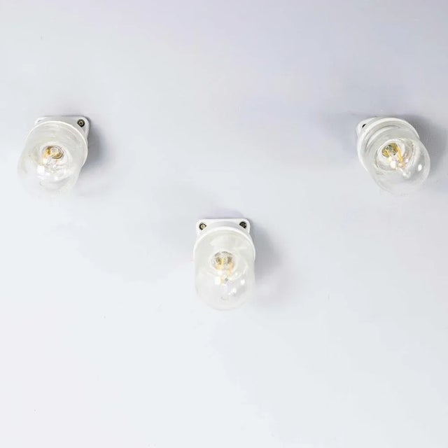 Ceramic and Glass Angled Wall Lamp For Sale - Image 9 of 14