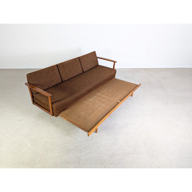 Vintage Sofa in Walnut from Walter Knoll For Sale - Image 5 of 12