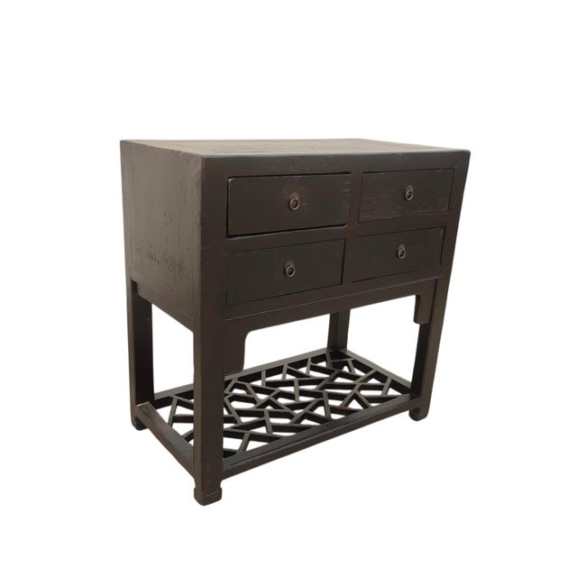 Early 20th Century 4 Drawer Accent Table For Sale - Image 4 of 6