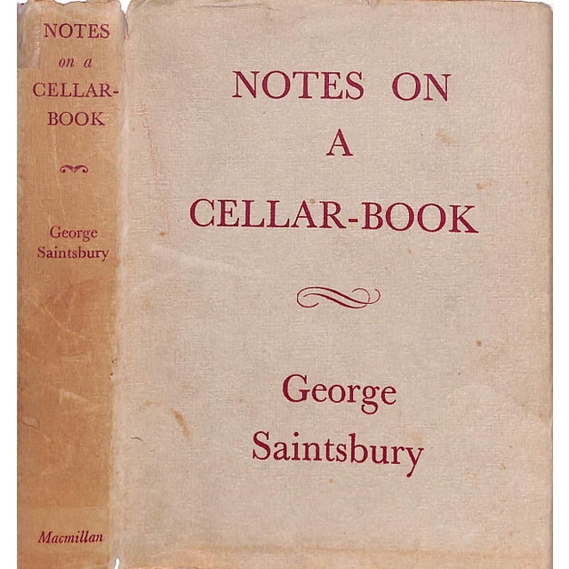 "Notes on a Cellar-Book" 1953 Saintsbury, George For Sale