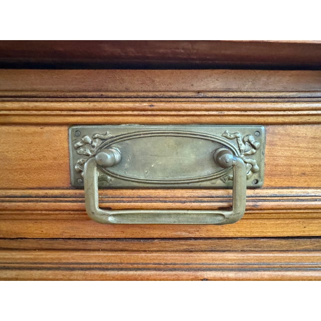 Antique French Louis XVI Style Fruitwood Writing Table/Vanity For Sale - Image 11 of 14