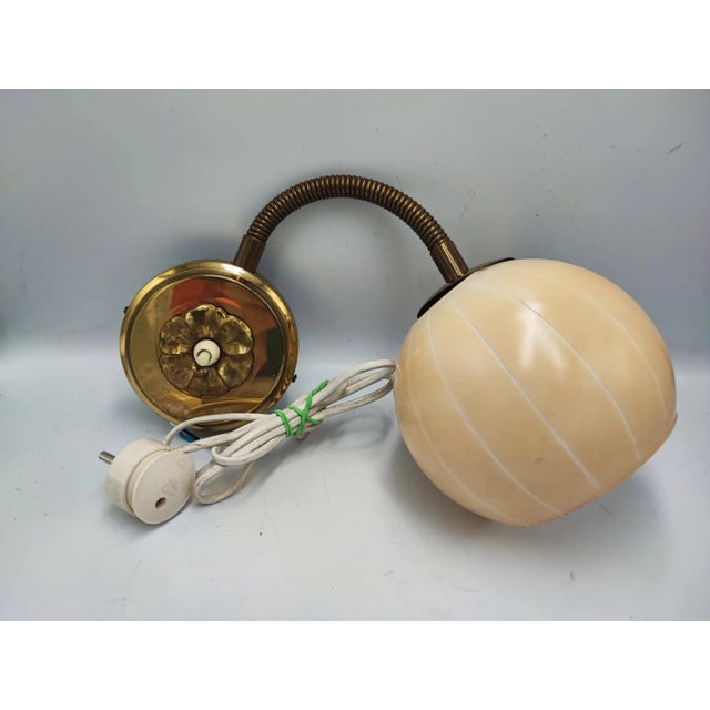 Brass Wall Lamp, 1960s For Sale - Image 6 of 10
