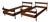 Vintage Teak Single Beds by Fratelli Proserpio, 1960s, Set of 2 For Sale