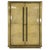Beige Italian Art Deco Parchment and Walnut Dye Armoire atributed to Guglielmo Ulrich, 1940s For Sale - Image 8 of 8