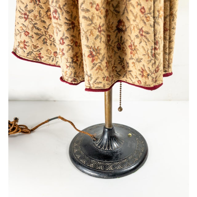 19th Century Victorian Decorative Umbrella Table Lamp by r.b. & Co. For Sale - Image 4 of 12