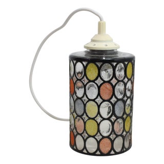 Vintage Glass Pendant Light from Limburg, 1970s For Sale