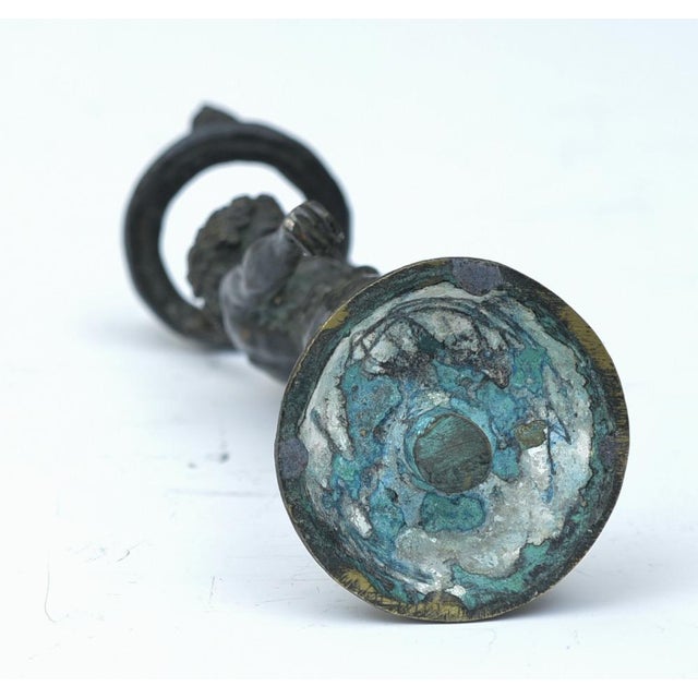 Grand Tour Cabinet Bronze of Silenus Pompeian, 5 3/4" high early 20th century The original statue was found in Pompeii on...