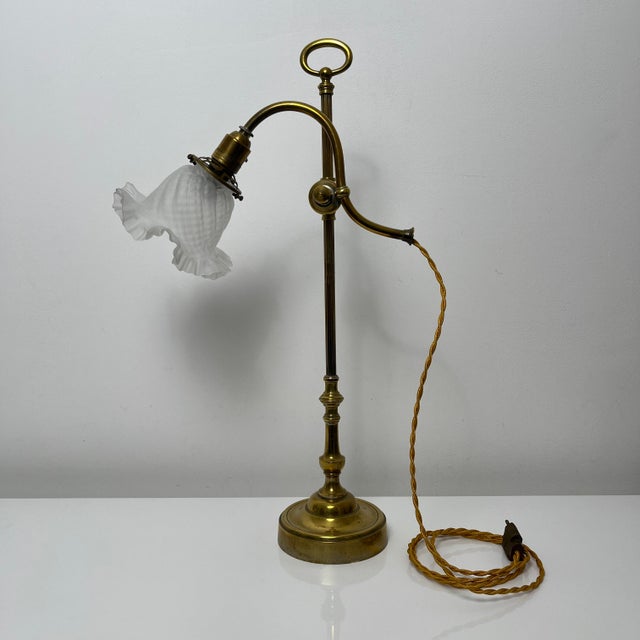 Desk Lamp with Crystal Lampshade For Sale - Image 15 of 16