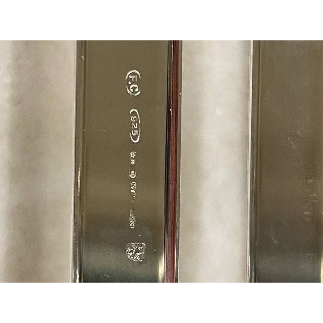 Silver Mid 20th Century Fratelli Cacchione Sterling Silver Center Piece Bowl For Sale - Image 8 of 12