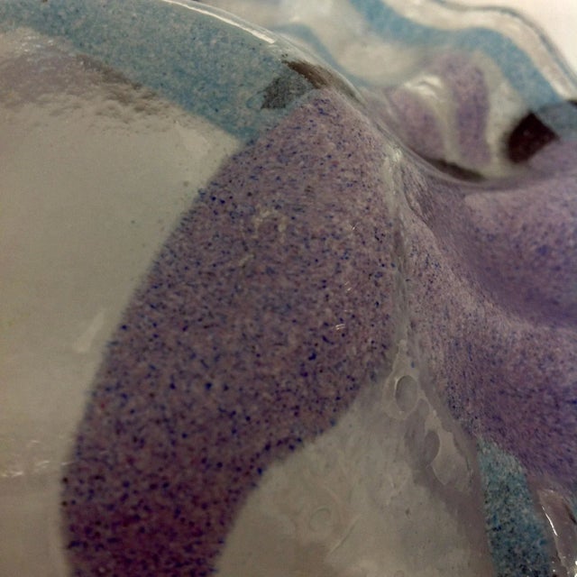 Higgins Fused Glass Bowl For Sale - Image 5 of 5