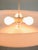 Space Age Italian Acrylic Glass and Brass Pendant Light, 1970s For Sale - Image 6 of 18