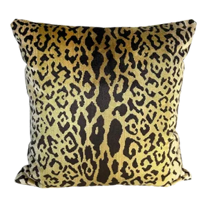 Scalamandre "Leopardo" Silk Velvet Pillow