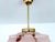 Art Deco Pendant Light in Pink Marble Glass, 1930s For Sale - Image 16 of 18
