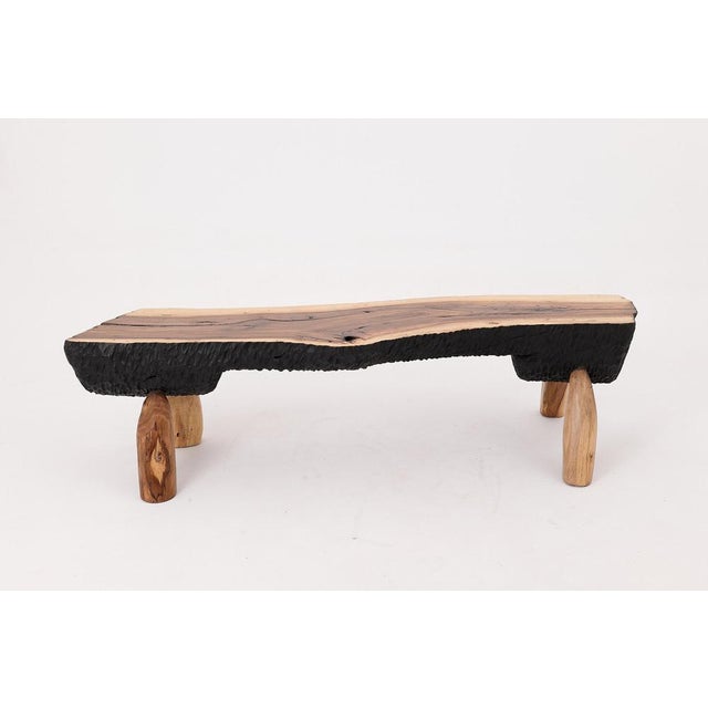 Live Edge Walnut Bench by Logniture For Sale - Image 14 of 18