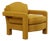 Turmeric Velvet Elio Lounge Chair by Ceraudo For Sale