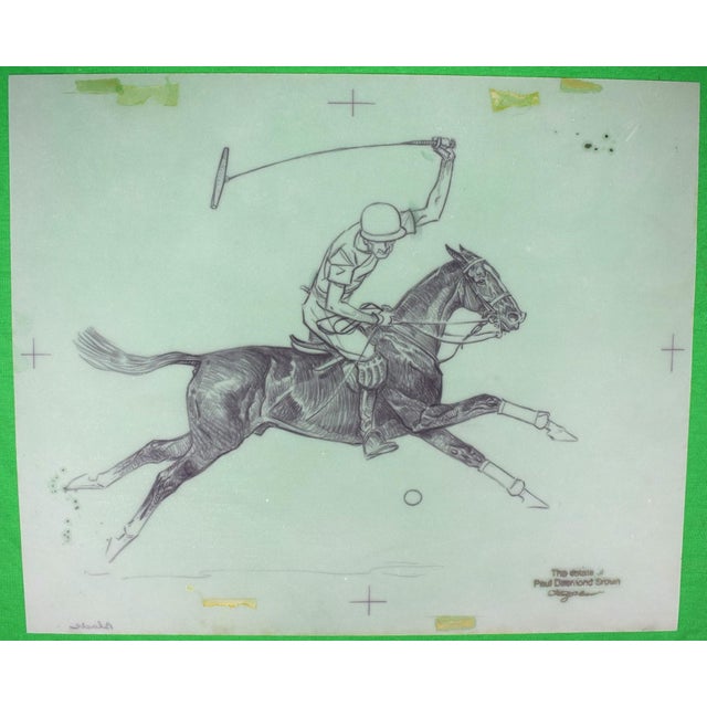 Art Sz: 9 7/8"H x 12"W Provenance: The Estate of Paul Desmond Brown