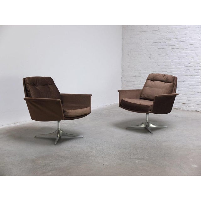 Sedia Swivel Lounge Chairs by Horst Brüning for Cor, 1972, Set of 2 For Sale - Image 12 of 18