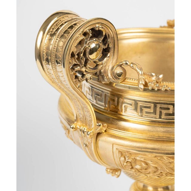 Antique Gilt Bronze Bowl, 1890s For Sale - Image 3 of 9