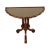 Georgian Style Mahogany Scalloped Edge Demilune Table For Sale - Image 13 of 13