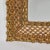 Vintage Spanish Colonial Giltwood Square Mirror W/Fish Scale Mirror Insets For Sale - Image 4 of 8