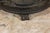 An English iron umbrella stand from the 20th century depicting a dog obediently sitting in front of a tree. Embrace the...