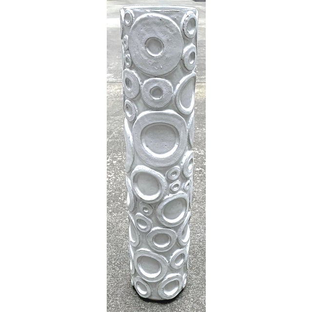 Jonathan Adler Couture Circles Bespoke Tall Vase Chairish