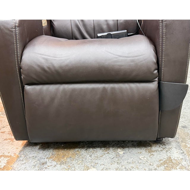 Positive Posture Luma Lift Assist Recliner, Chocolate Brown For Sale - Image 10 of 12
