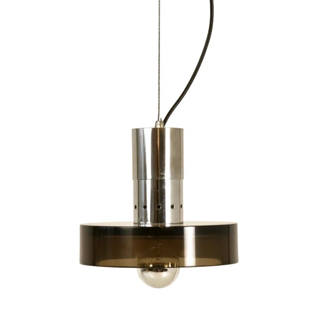 Italian Pendant Light by Flavio Poli for Seguso, 1970s For Sale