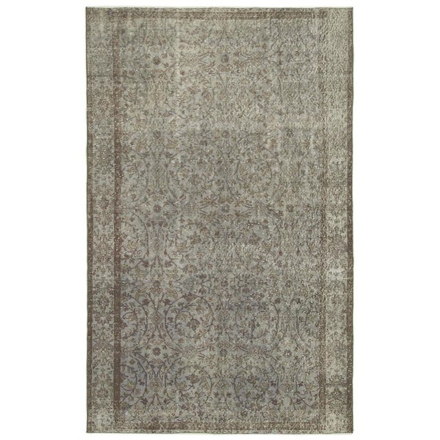 Textile Vintage Handmade Overdyed Rug For Sale - Image 7 of 7