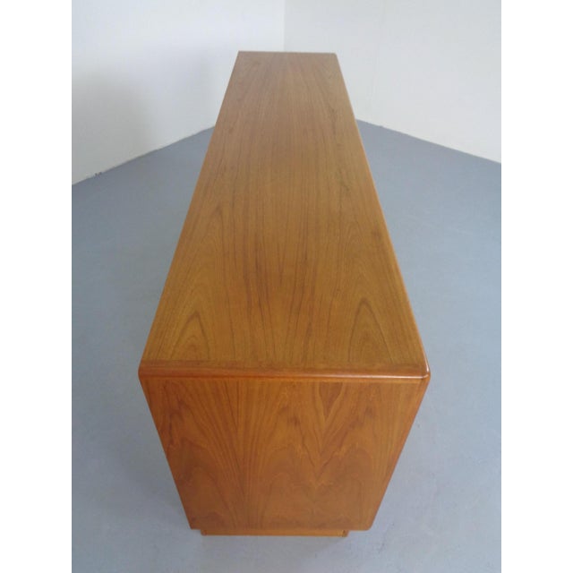 Brown Danish Teak Sideboard from Dyrlund, 1960s For Sale - Image 8 of 18