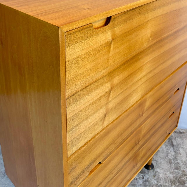 Beech Bureau with Fall-Front Desk by Robin and Lucienne Day for Hille Hilleplan, 1950s For Sale - Image 9 of 15