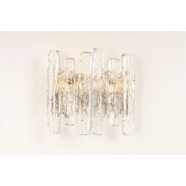 Glass Sconce from Kalmar, Austria, 1960s For Sale - Image 7 of 9