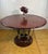 Vintage Art Deco Round Dining Table with Oak Top & Chrome Base, 1990s For Sale - Image 3 of 9