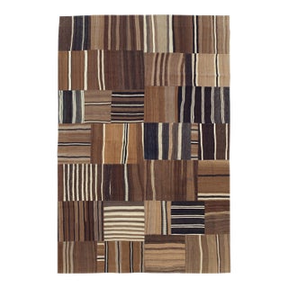 Mid-20th Century Turkish Flatweave Kilim Room Size Carpet For Sale