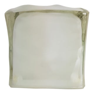 Iviken Ice Cube Table Lamp in Glass from Ikea, 1990s For Sale