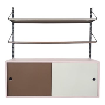 Dutch Wall Unit by Tjerk Reijenga for Pilastro, 1950s, Set of 2 For Sale