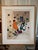 Signed by 'Peters' Large Mid-Century Style Modern Abstract Fish Mixed Media Collage - Framed For Sale - Image 18 of 18