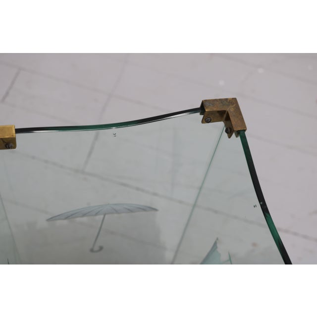 Metal Umbrella Stand from Cristal Art, Italy, 1950s For Sale - Image 7 of 15