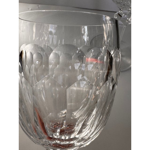 Late 20th Century Waterford Curraghmore Water & Wine Goblets - A Pair For Sale - Image 11 of 13