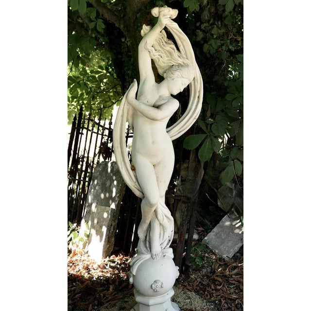 Dancing Maiden Marble Sculpture by Papini, 1950s For Sale - Image 11 of 14