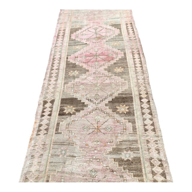 Vintage Turkish Runner | 3x12 For Sale