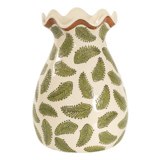 Darcy Ruffled Edge Vase For Sale