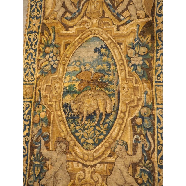 Circa 1700 Silk Brussels Tapestry Fragment, the Divine Order of the Universe For Sale - Image 18 of 18