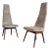 Pair of Mid-Century Modern High Back Side Chairs by Adrian Pearsall For Sale