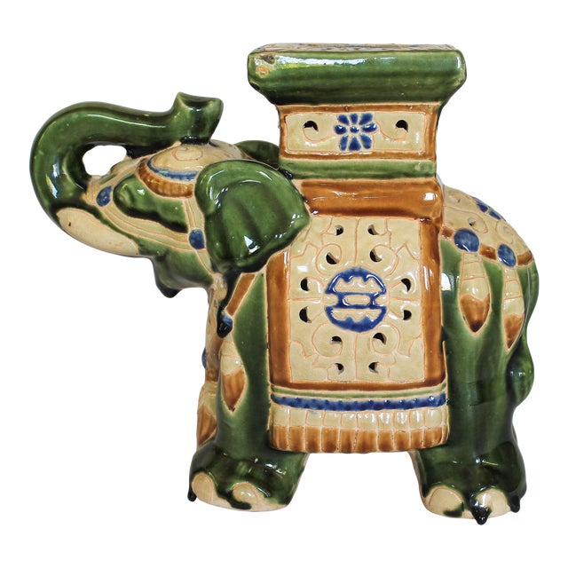 Elephant Garden Stool Chairish