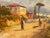 Italian Countryside Road Scene, Signed Pietro Toretti, Early 20th Century For Sale - Image 4 of 9