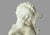 White Late 19th Century Victorian Carved Marble Pediment Sculpture Maiden Holding a Dove For Sale - Image 8 of 9
