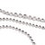 2020s 3 Carat Graduated Thick Bezel Diamond Platinum Tennis Necklace For Sale - Image 5 of 5