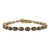 18.47Carat Smoky Quartz Tennis Bracelet in 14k Solid Yellow Gold by VRJewels For Sale