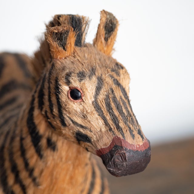Zebra Sculpture in Synthetic Material, 1970s For Sale - Image 4 of 13